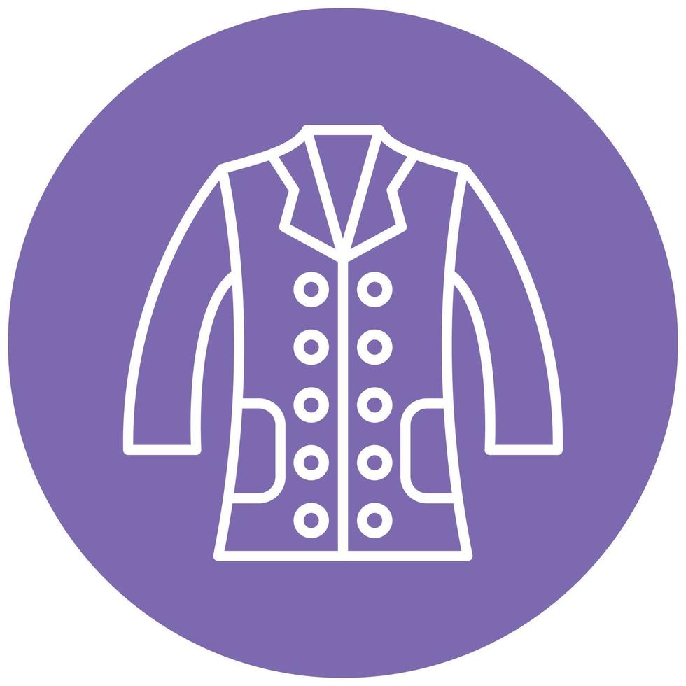 Lab Coat Icon Style vector