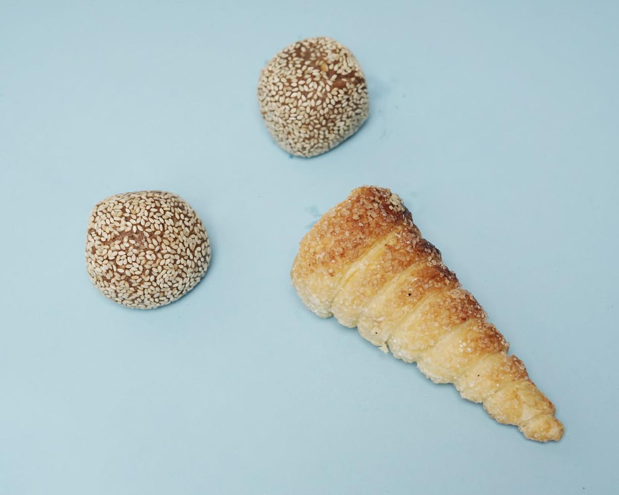 Several kinds of colorful traditional market snacks and various flavors, the background for the design template. Typical Indonesian snacks that many people like. Usually served when a guest arrives. photo