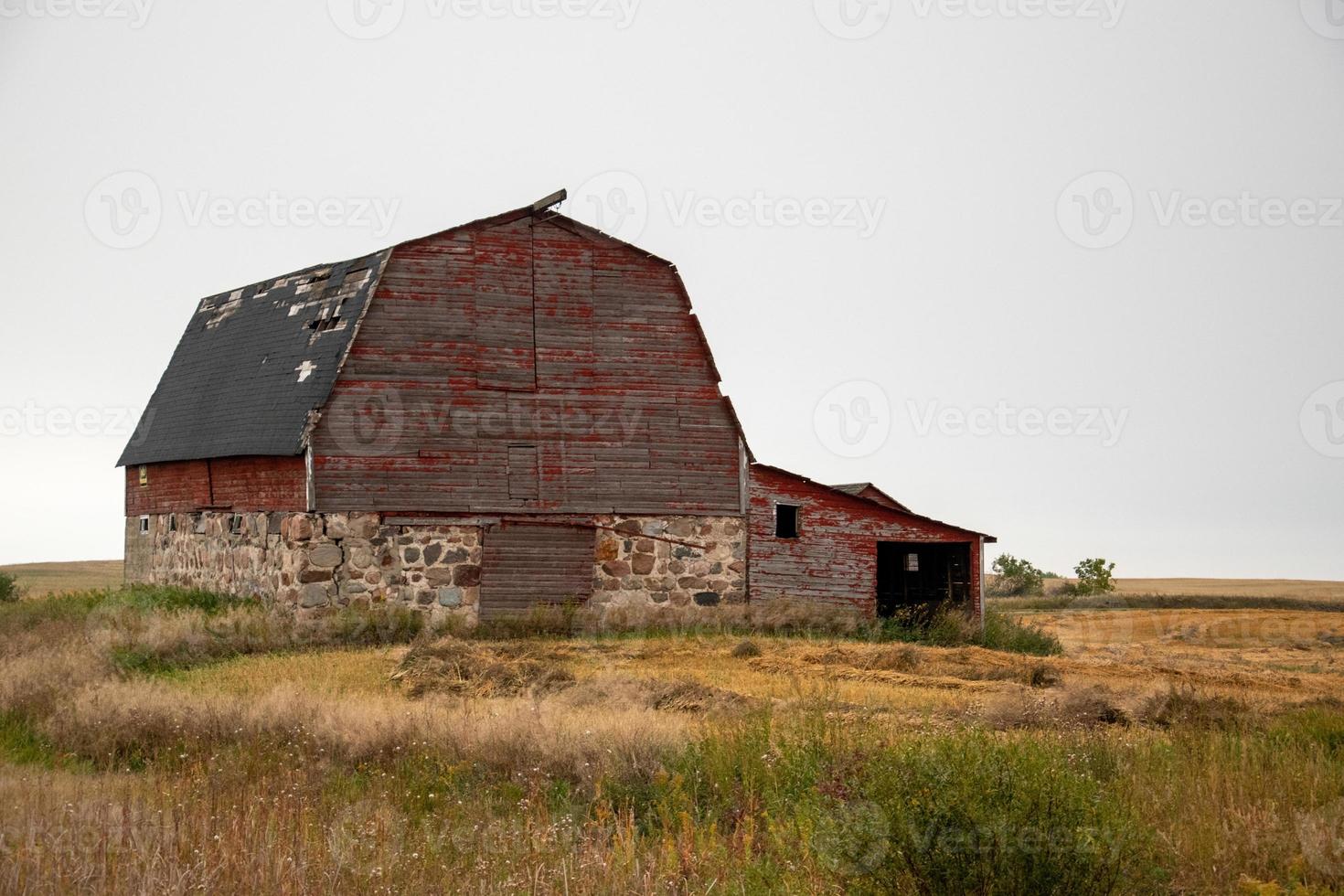 Abandoned barn in rural Saskatchewan, Canada photo