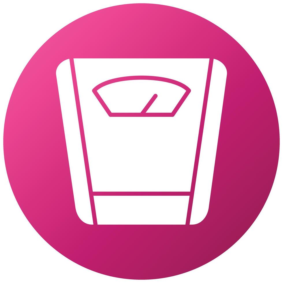 Weight Scale Icon Style vector