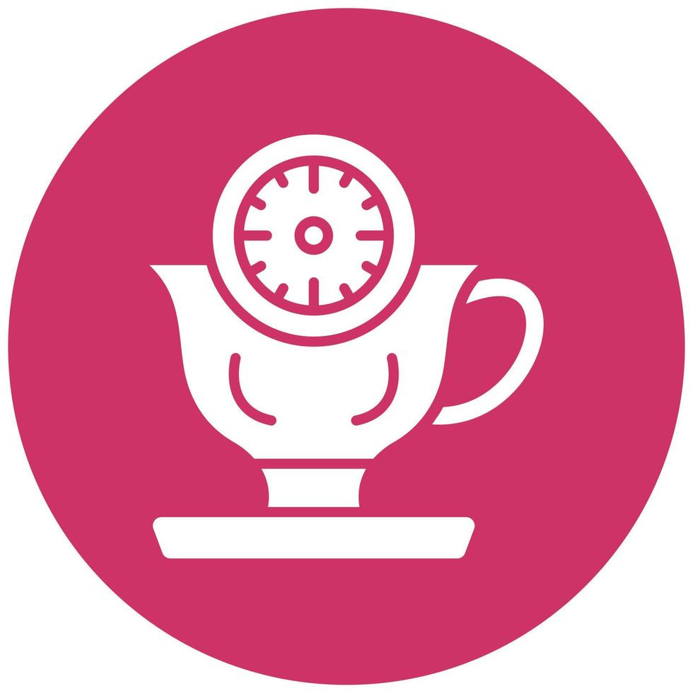 Tea Time Icon Style vector