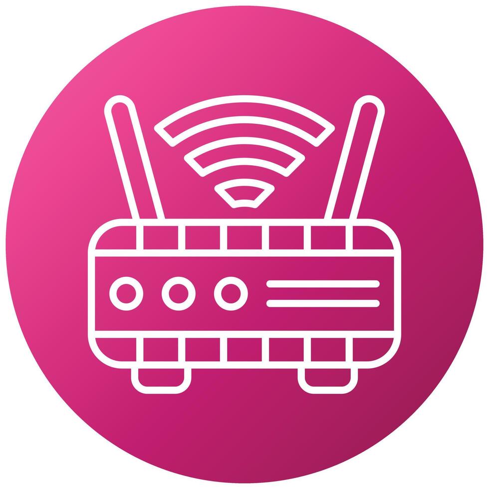 Wifi Router Icon Style vector