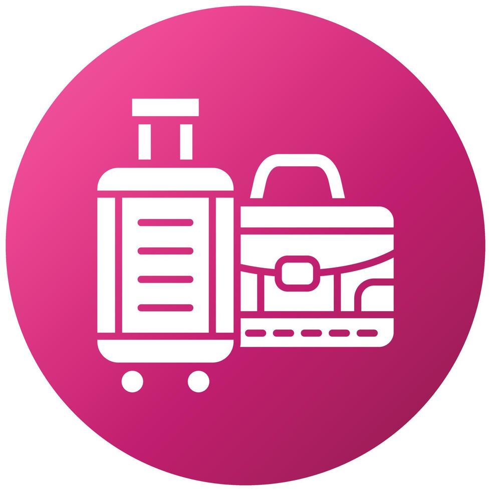 Luggage Icon Style vector