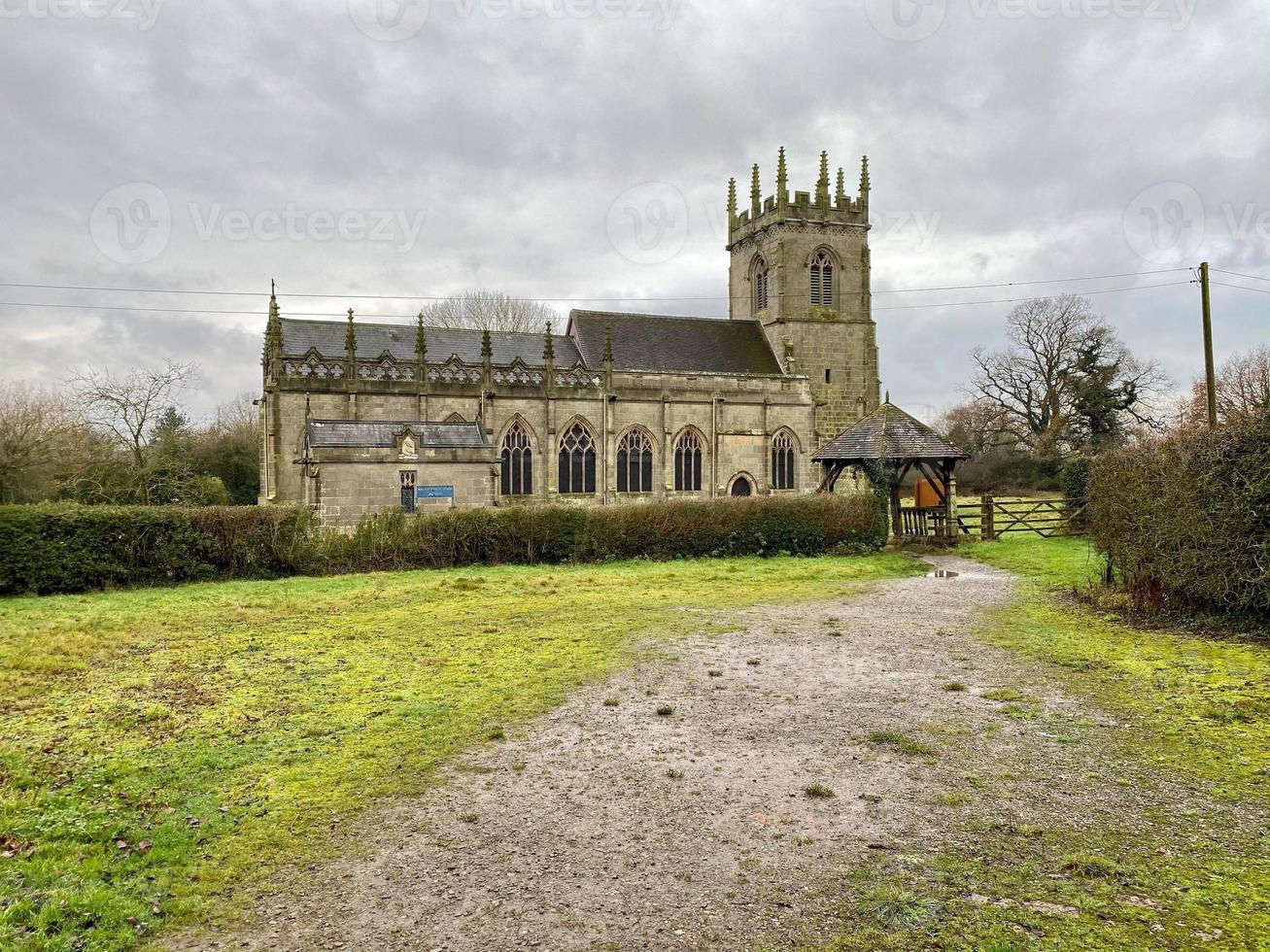 A view of Battlefield Church near Shrewsbury photo