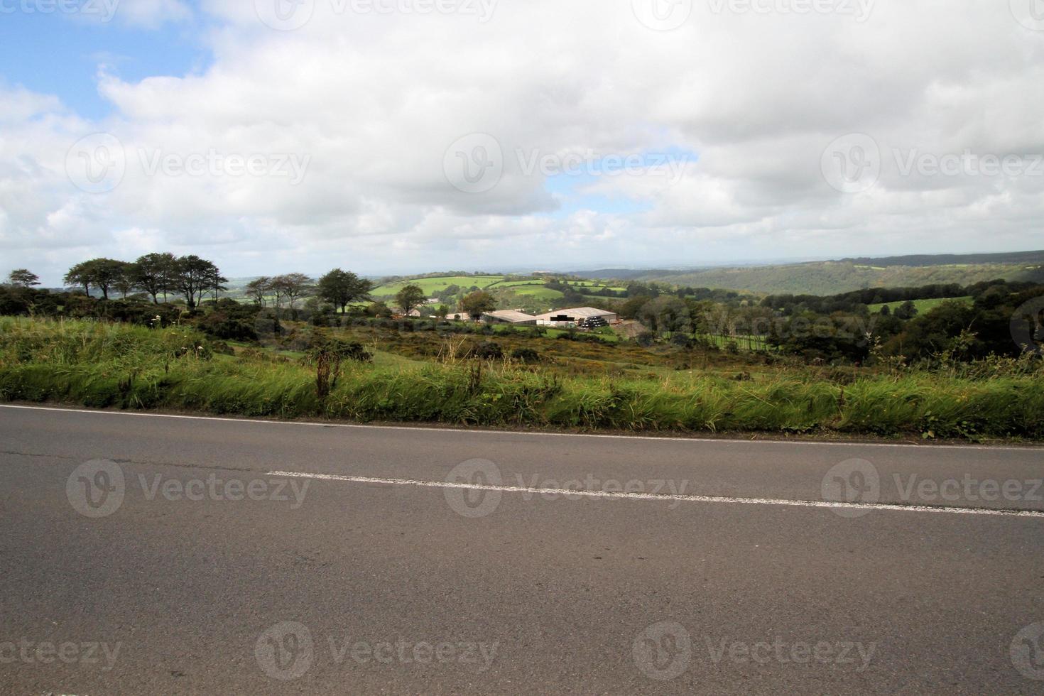 A view of the Cornwall Countryside near Dartmoor photo