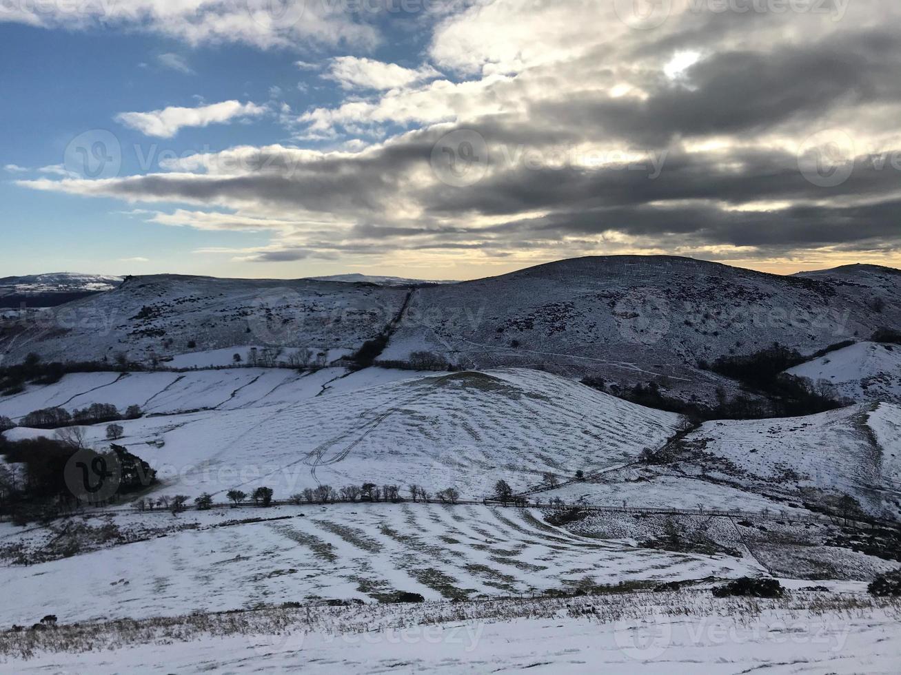 A view of the Caradoc Hills in Shropshire photo