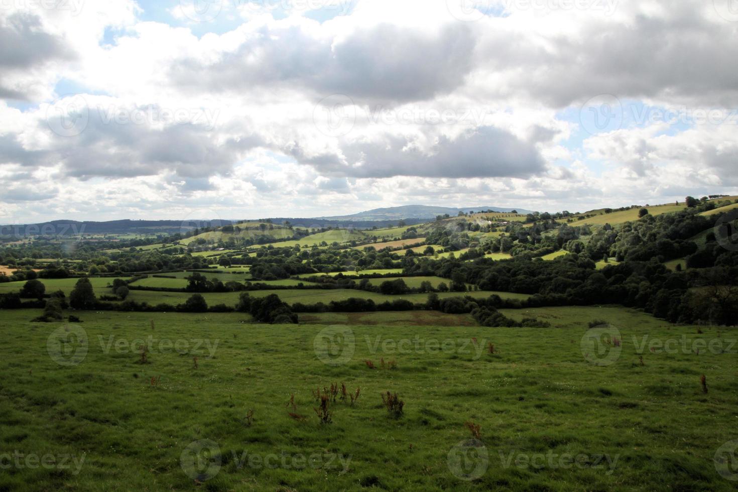 A view of the Caradoc Hills in Shropshire photo