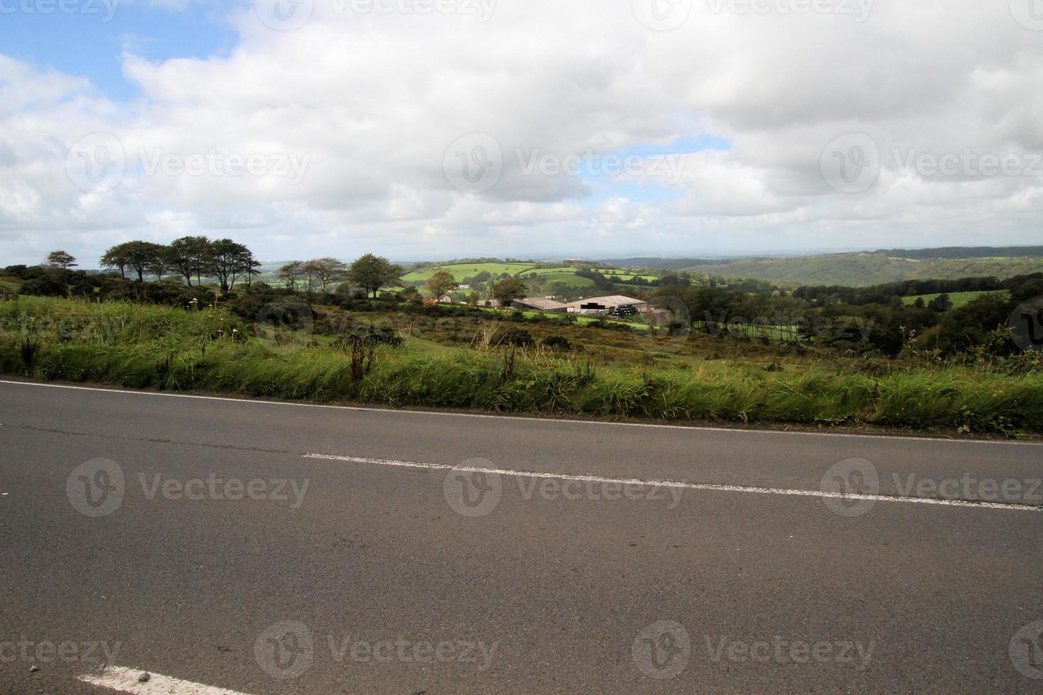 A view of the Cornwall Countryside near Dartmoor photo