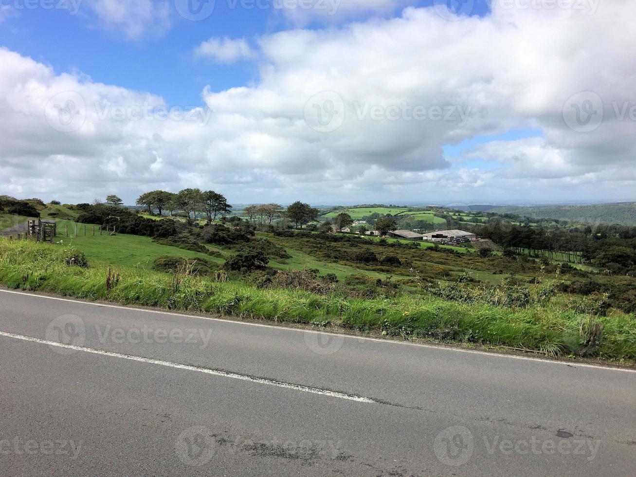 A view of the Cornwall Countryside near Dartmoor photo