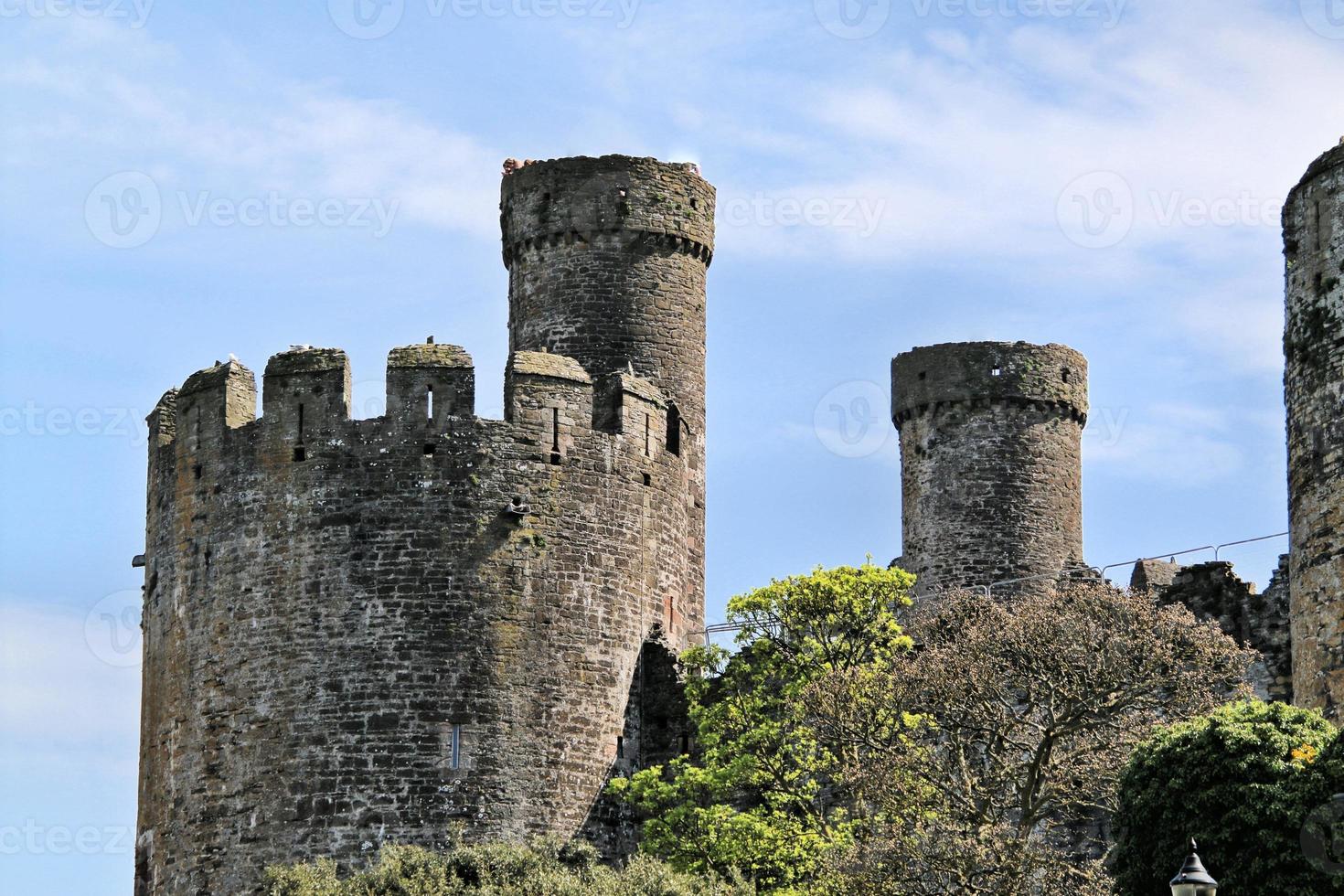 A view of Conway Castle photo