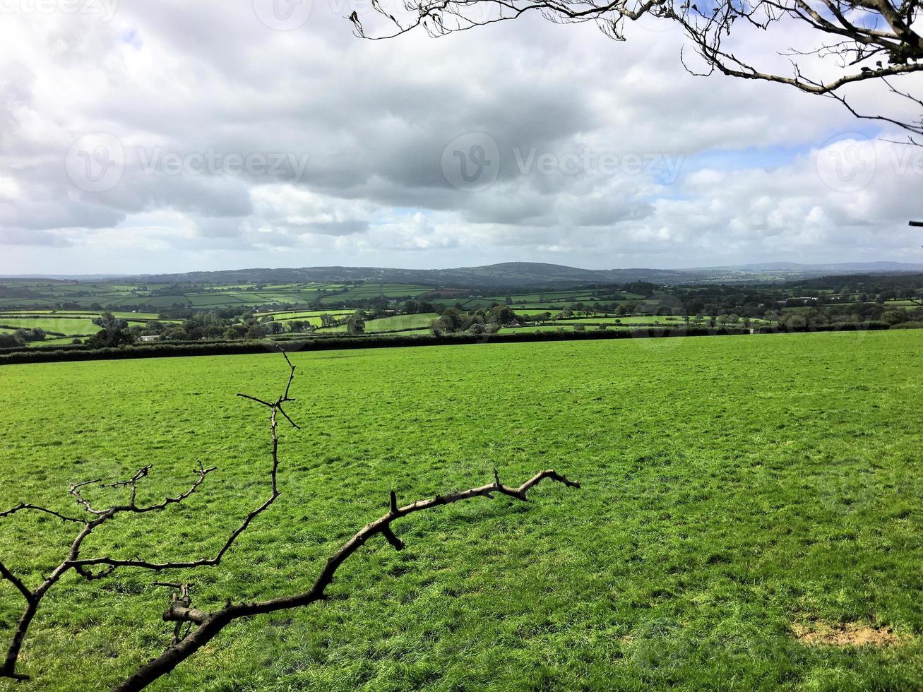 A view of the Cornwall Countryside near Dartmoor photo