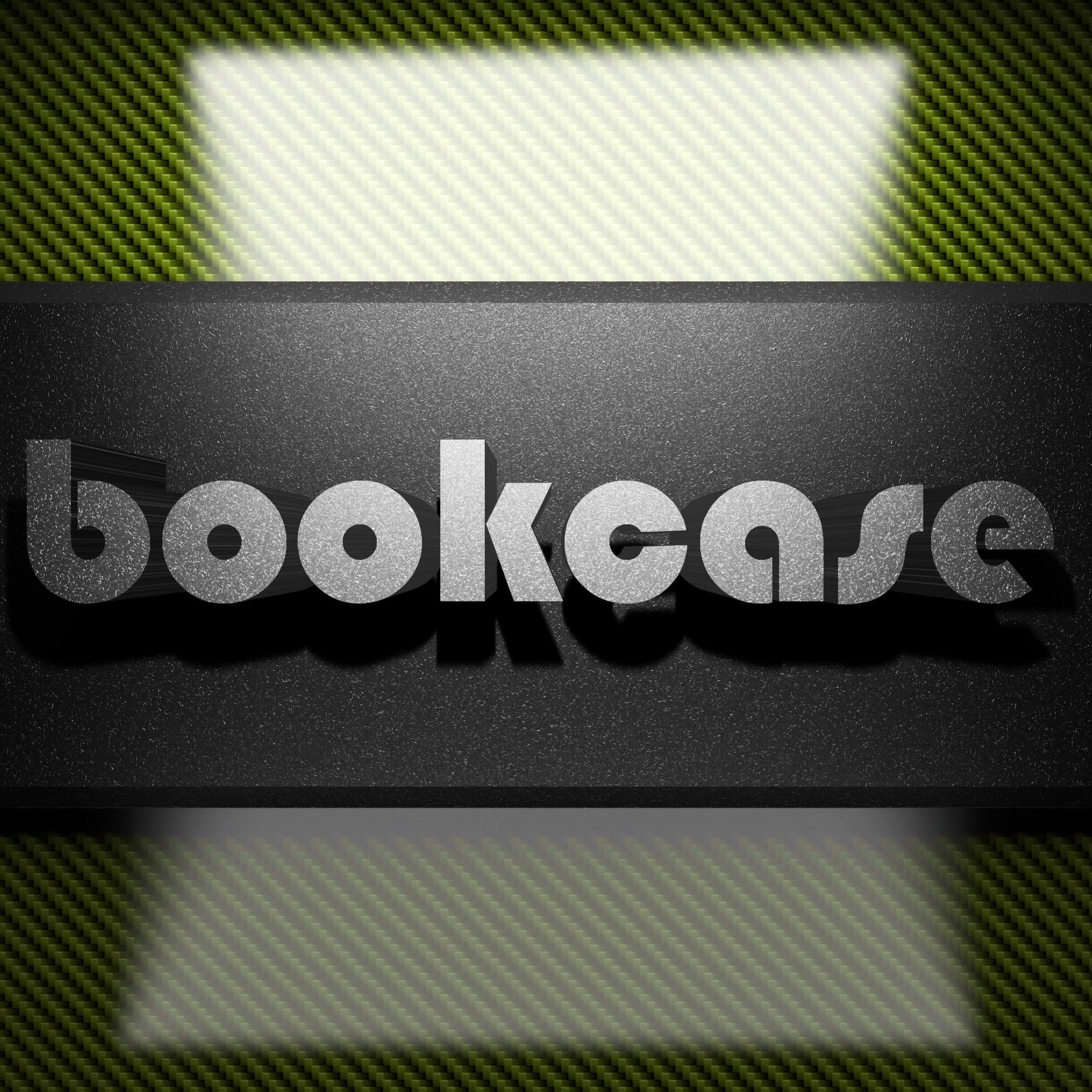 bookcase word of iron on carbon 7433138 Stock Photo at Vecteezy