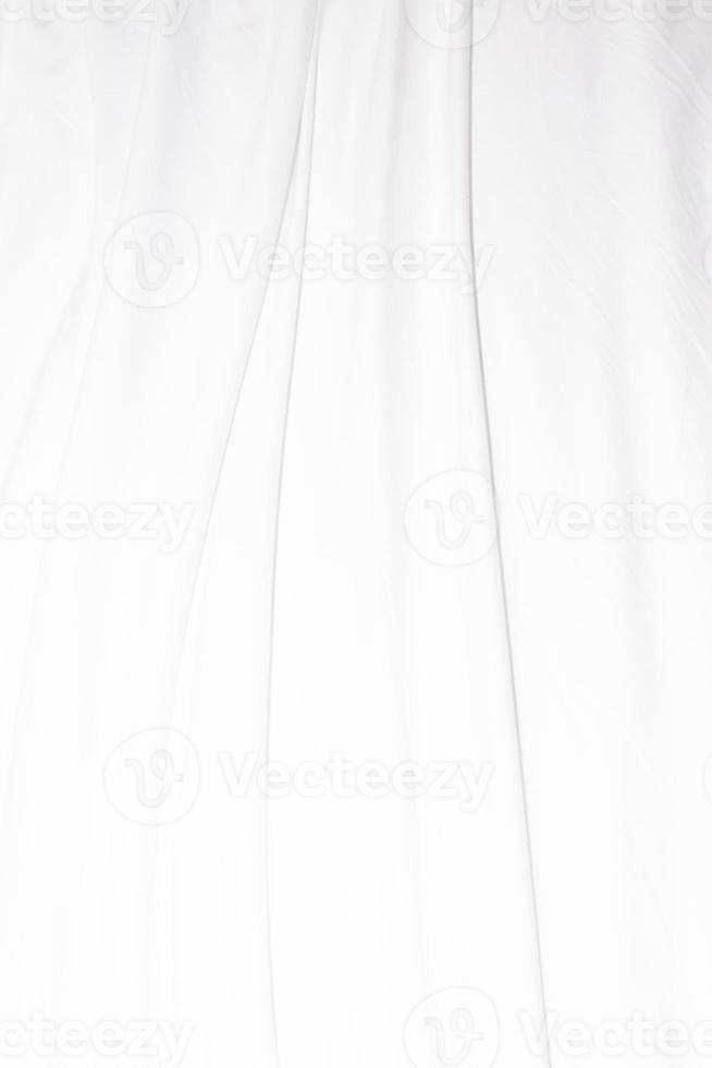 Abstract Background on isolated. Abstract white waves. Wave from Curtain. White wave background. photo