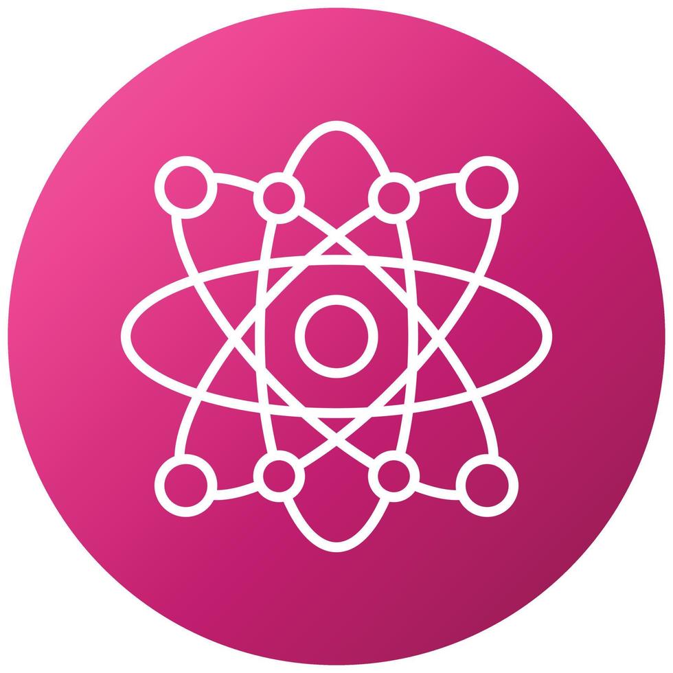 Atom Icon Style vector