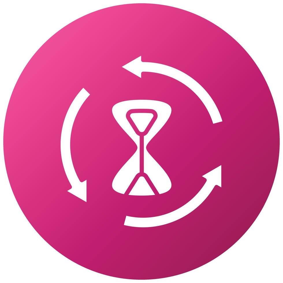 Time Loop Icon Style vector