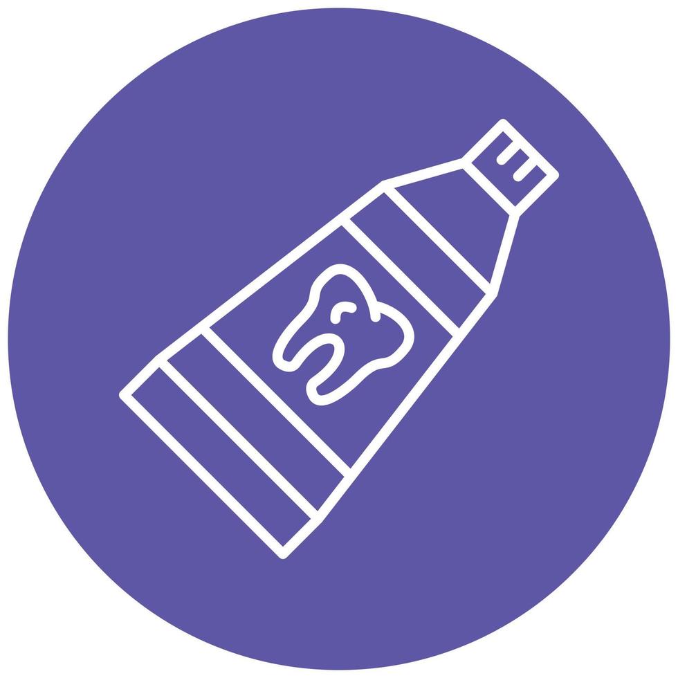 Toothpaste Icon Style vector