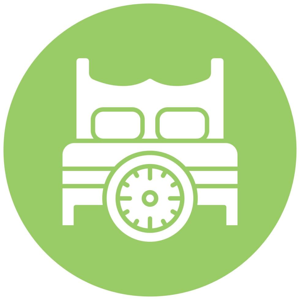 Bed Time Icon Style vector