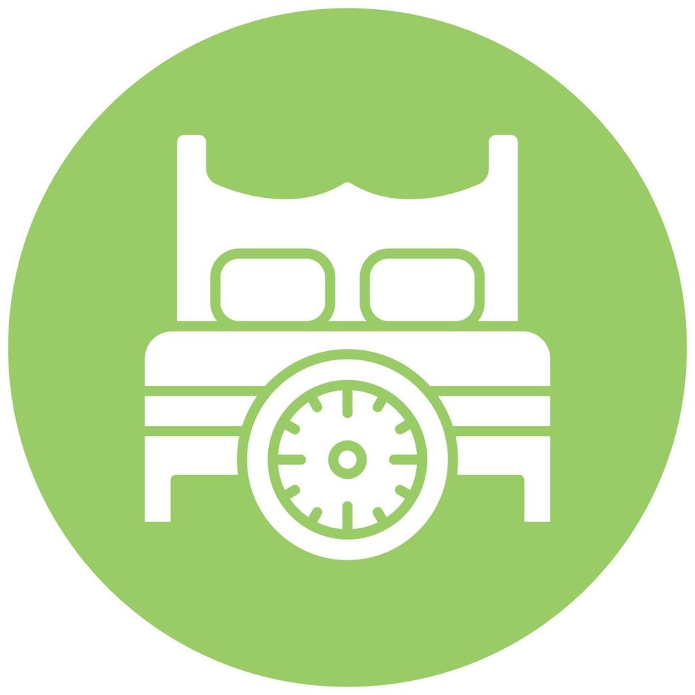 Bed Time Icon Style vector