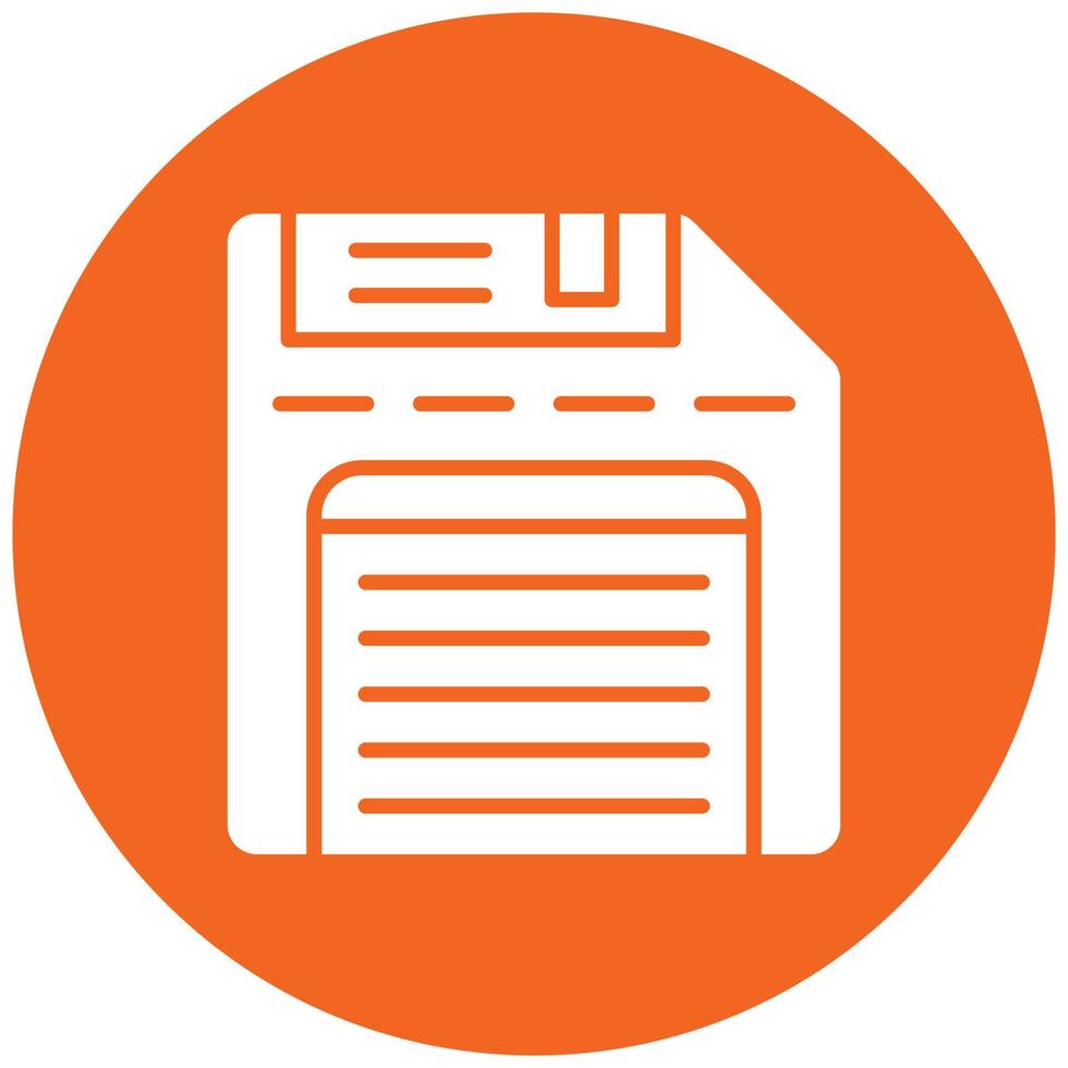 Floppy Disk Icon Style vector