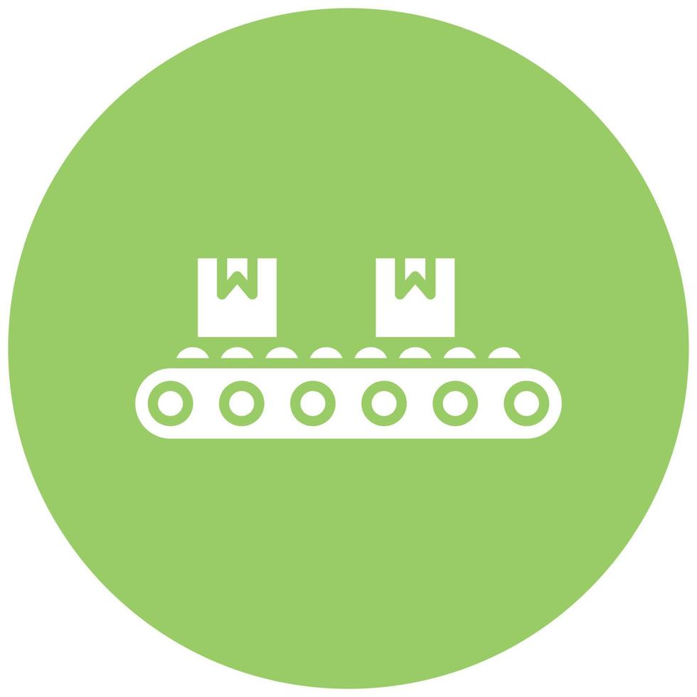 Conveyor Belt Icon Style vector