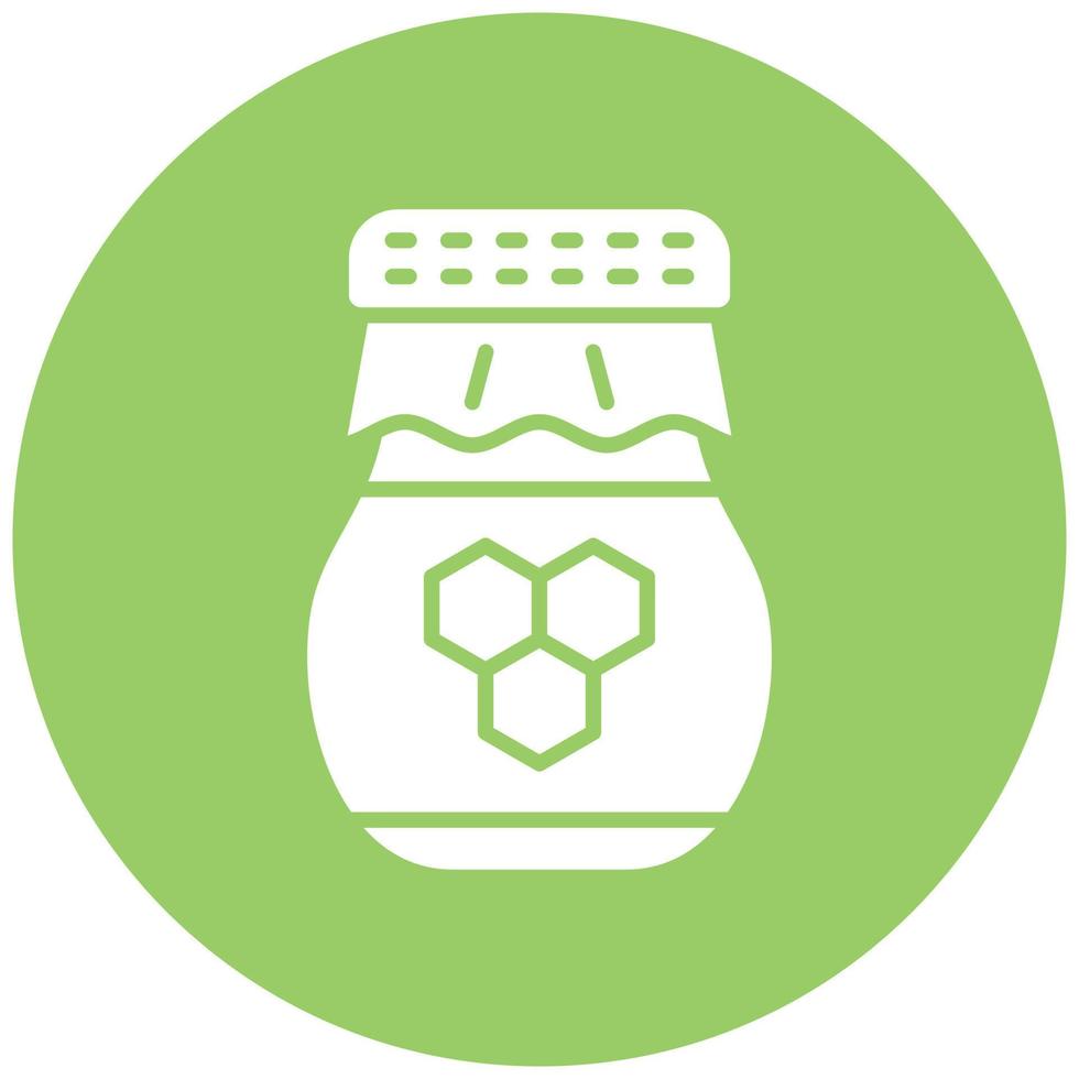 Honey Jar Icon Style vector