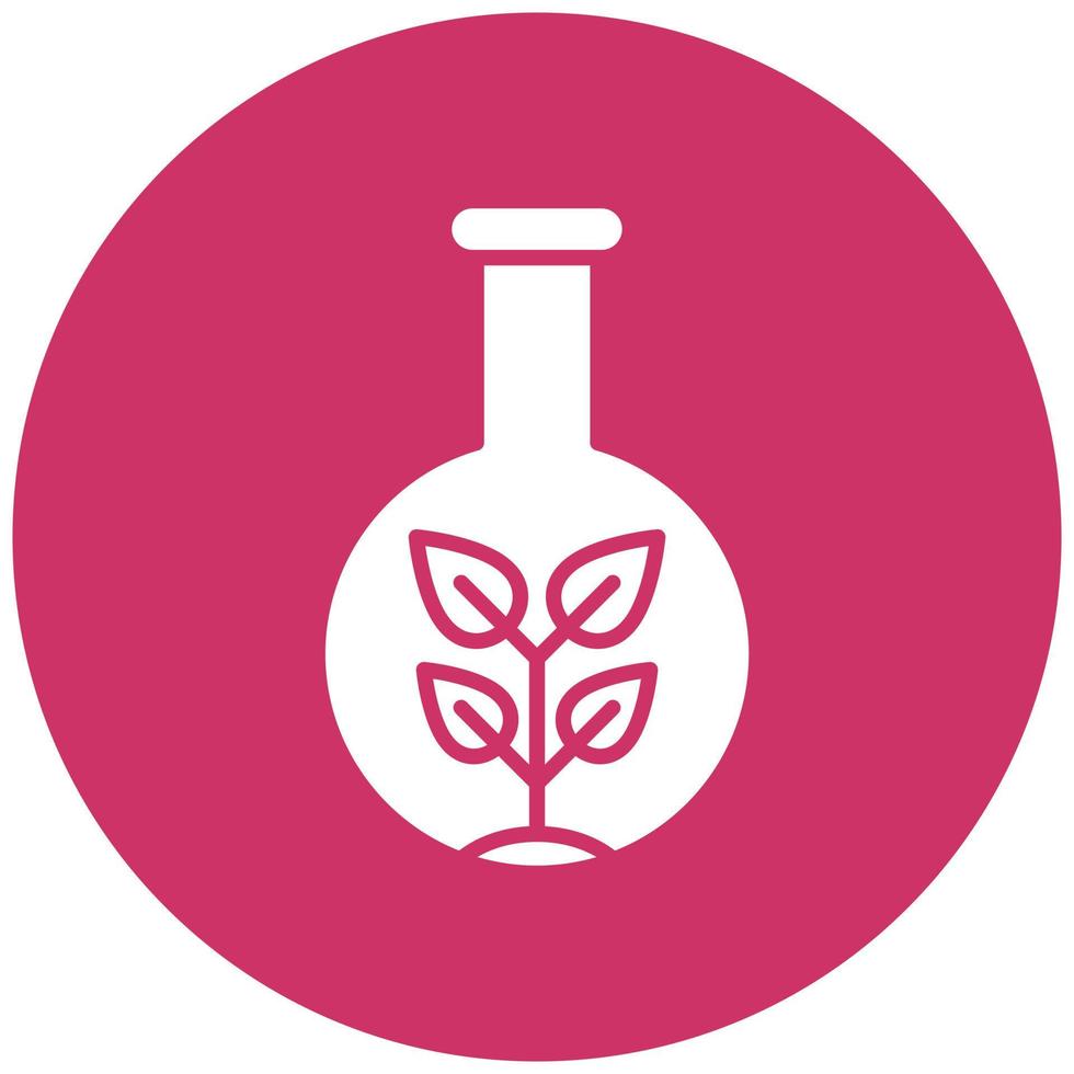 Plany Test Tube Icon Style vector