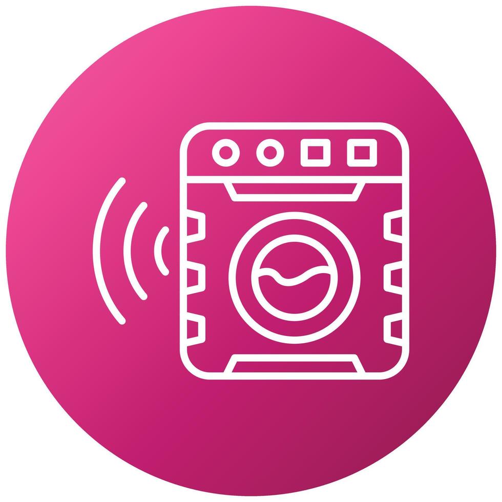 Washing Machine Icon Style vector