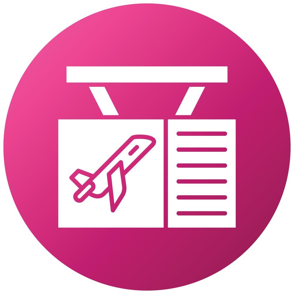 Boarding Gate Icon Style vector