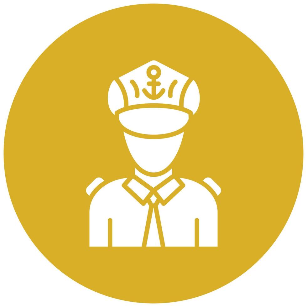 Captain Icon Style vector