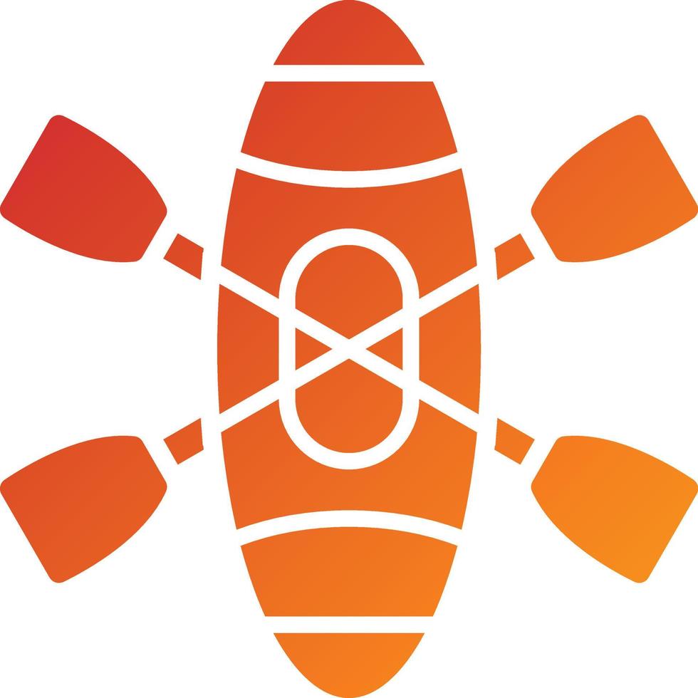 Kayak Icon Style vector