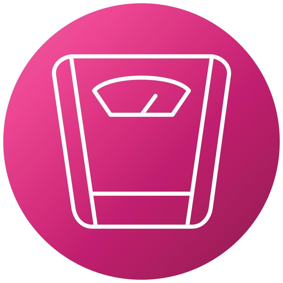 Weight Scale Icon Style vector