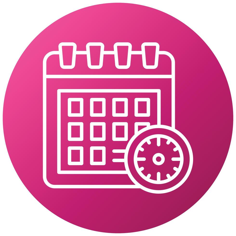 Deadline Icon Style vector