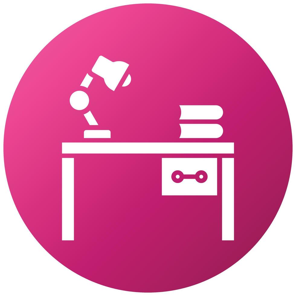 Study Table Icon Style vector