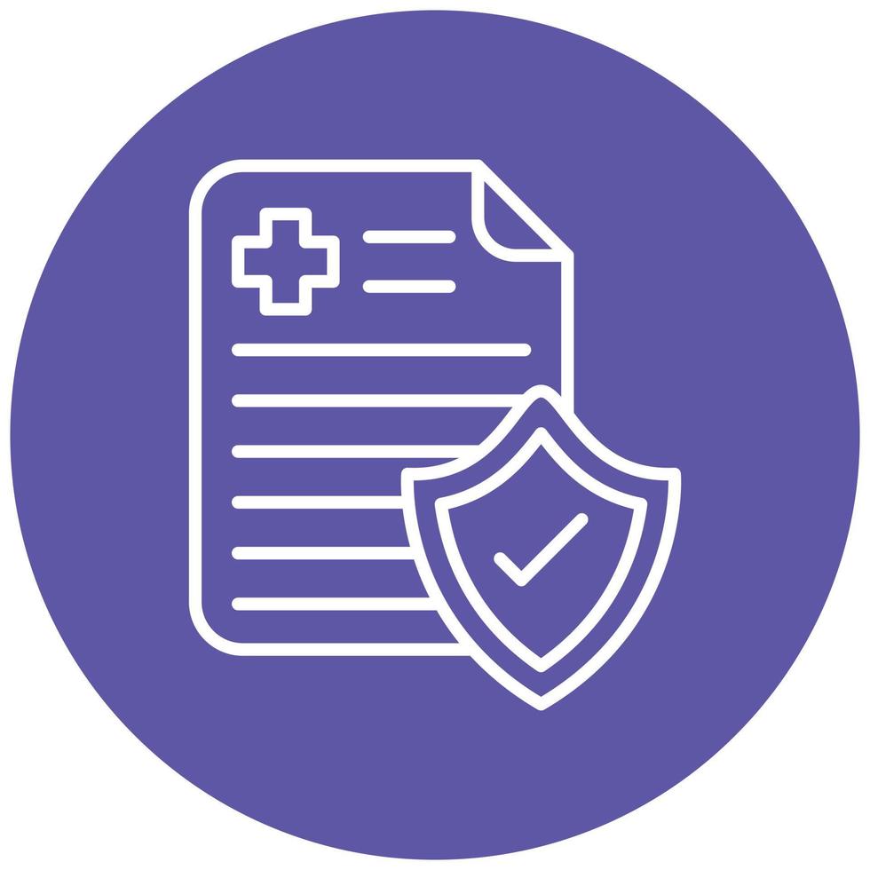 Health Insurance Icon Style vector