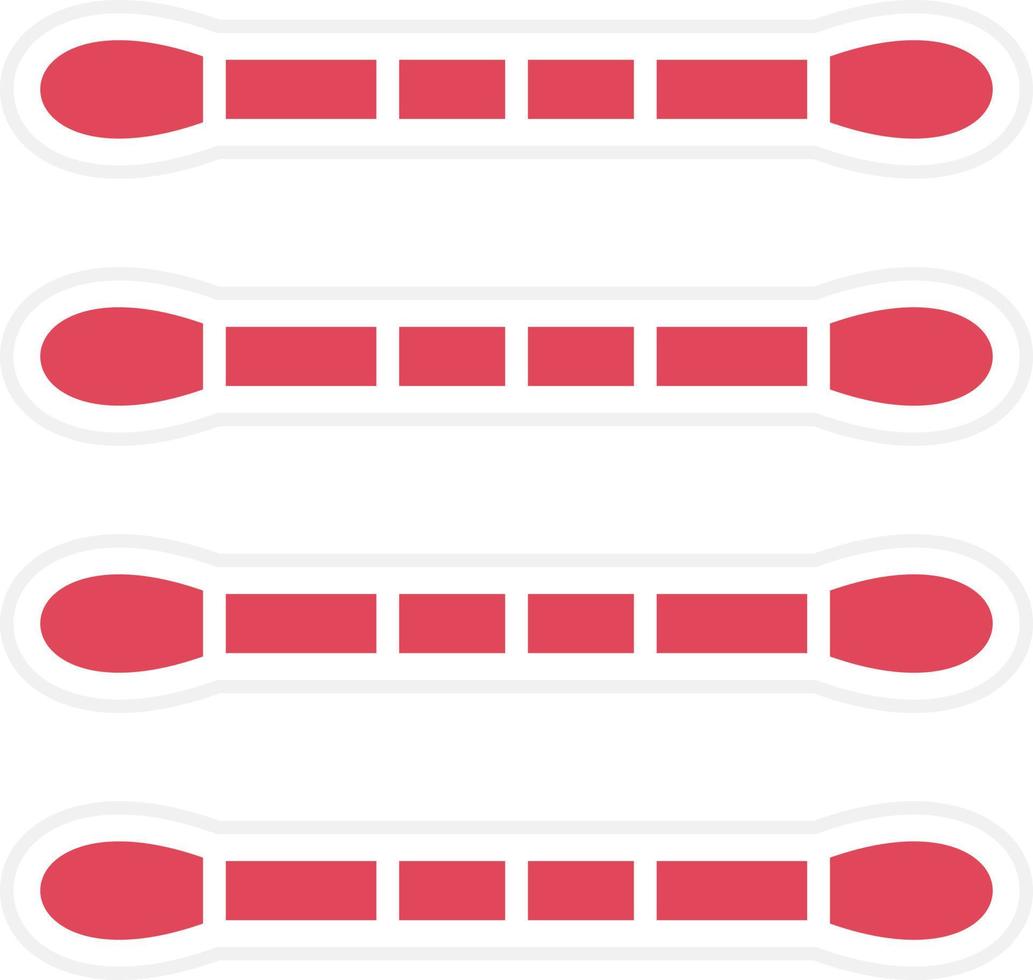 Cotton Swabs Icon Style vector