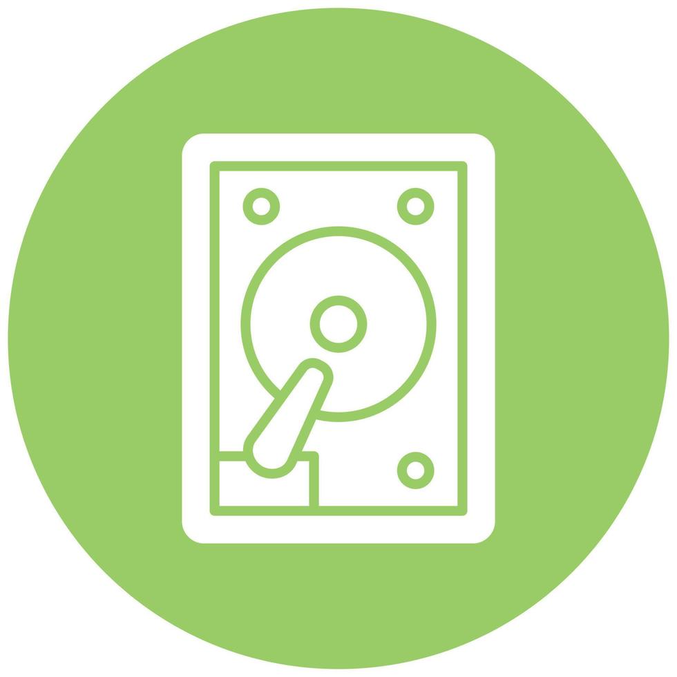 Hard Drive Icon Style vector