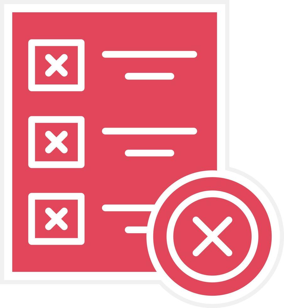 Denied Icon Style vector
