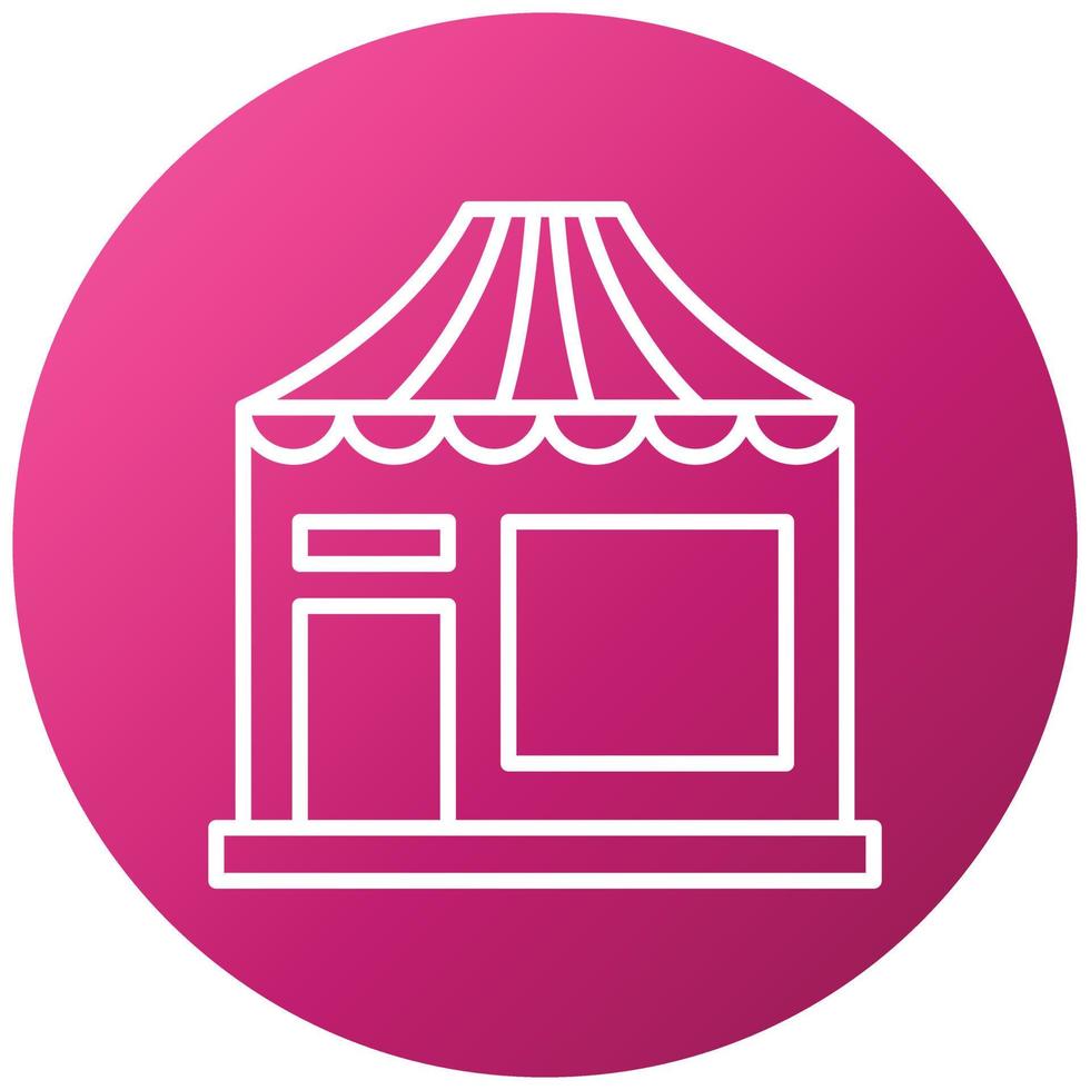 Store Icon Style vector