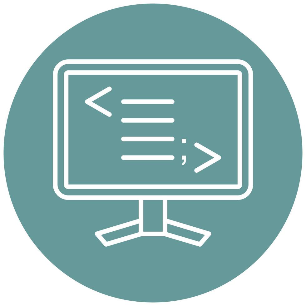 Web Programming Icon Style 7433755 Vector Art at Vecteezy