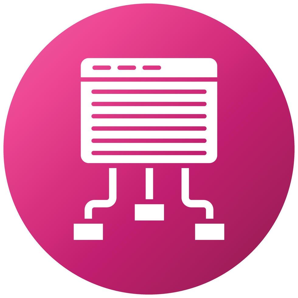 Website Structure Icon Style vector