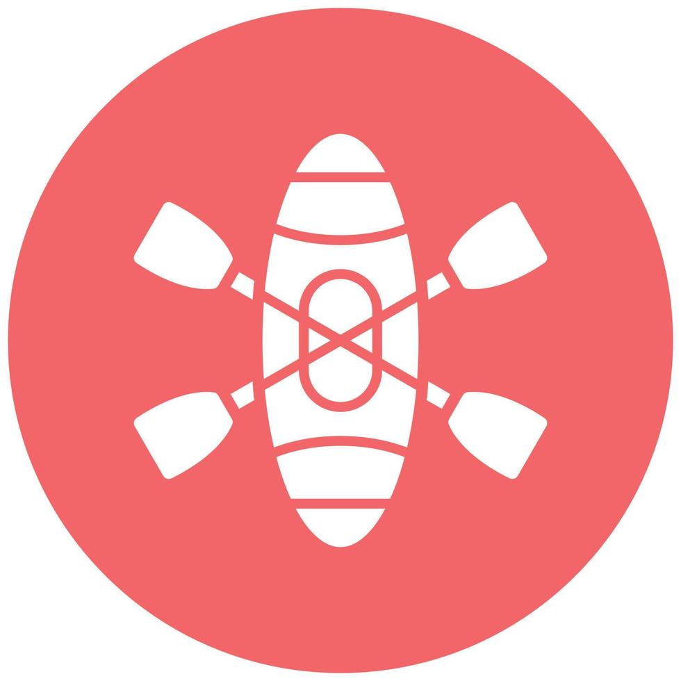 Kayak Icon Style vector