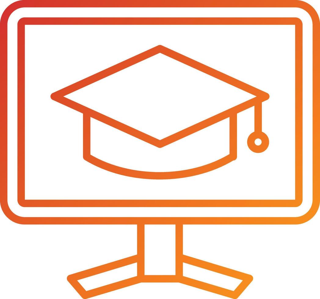 E-learning Icon Style vector