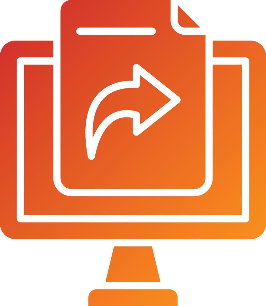 File Sharing Icon Style vector