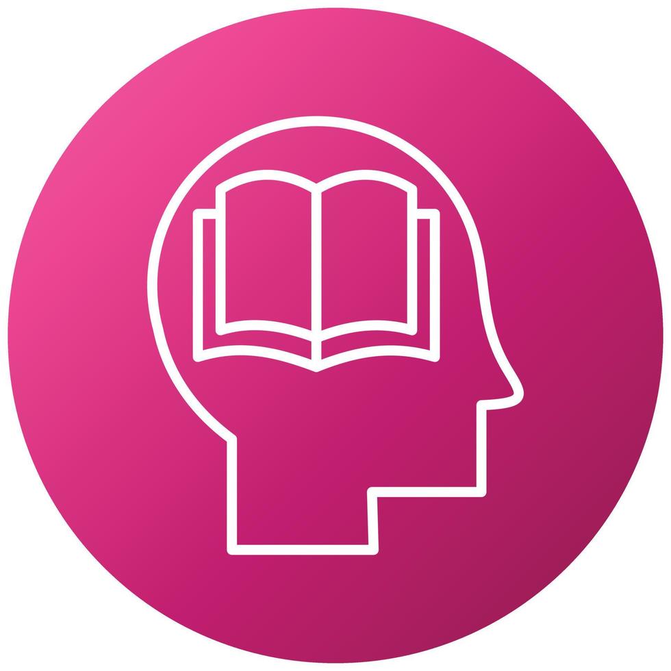 Self Learning Icon Style vector