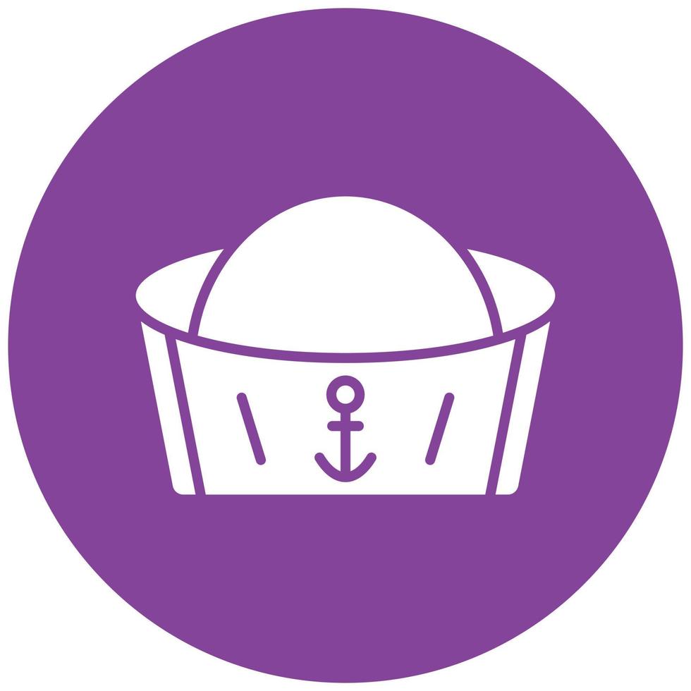 Sailor Hat Icon Style vector