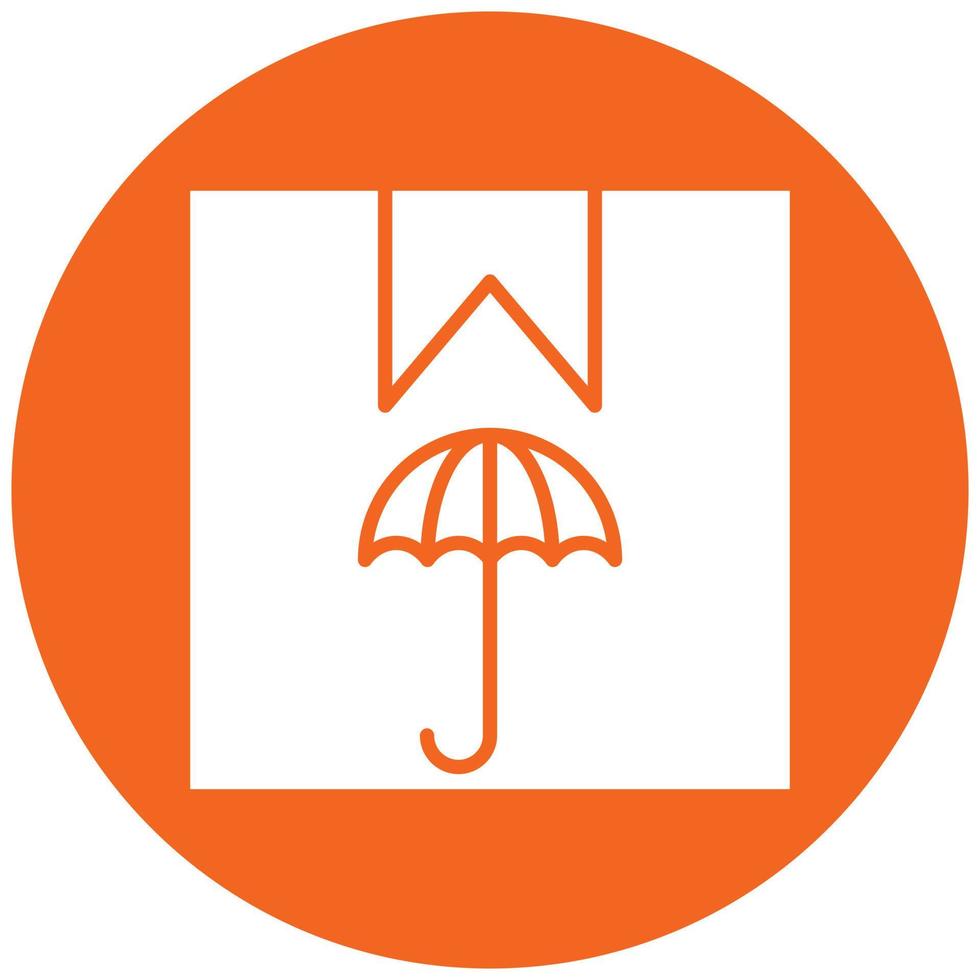Keep Dry Icon Style vector