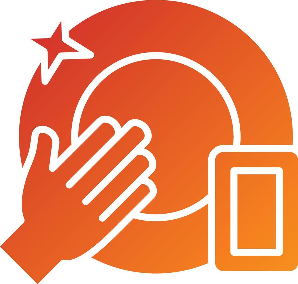 Dishwashing Icon Style vector