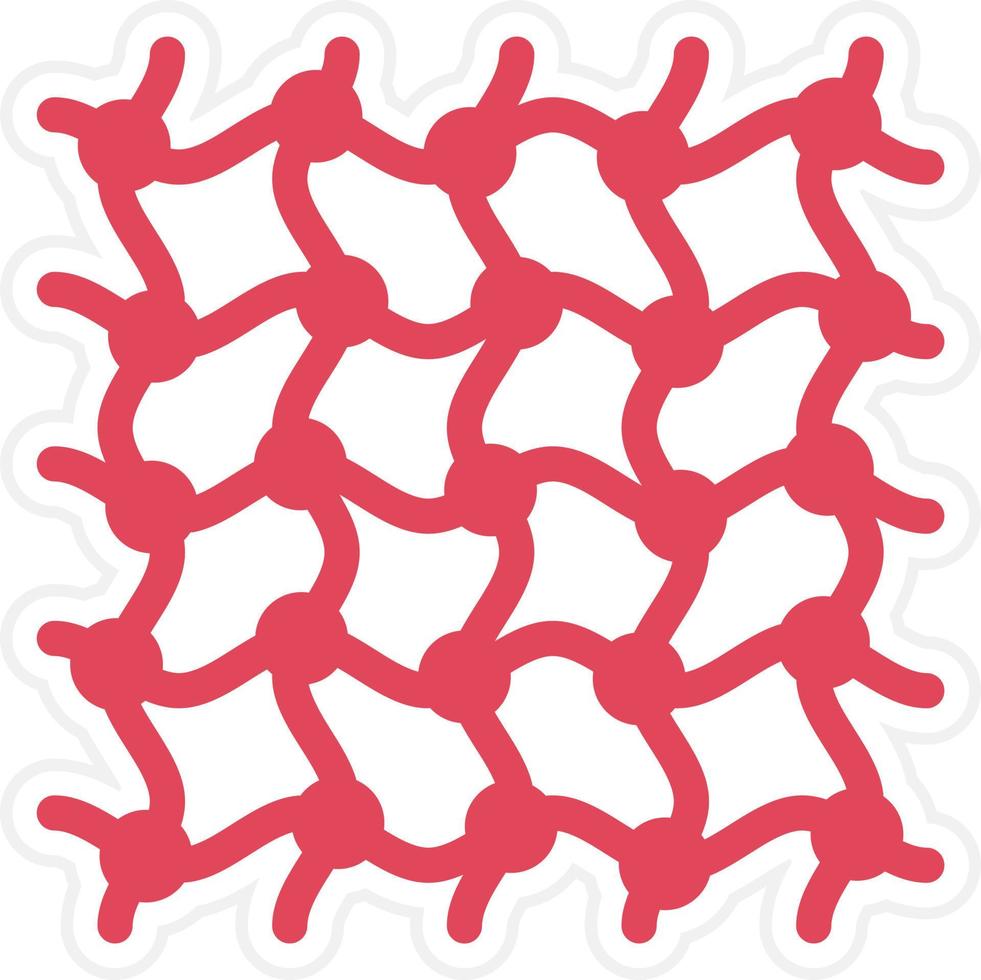 Fish Net Icon Style vector