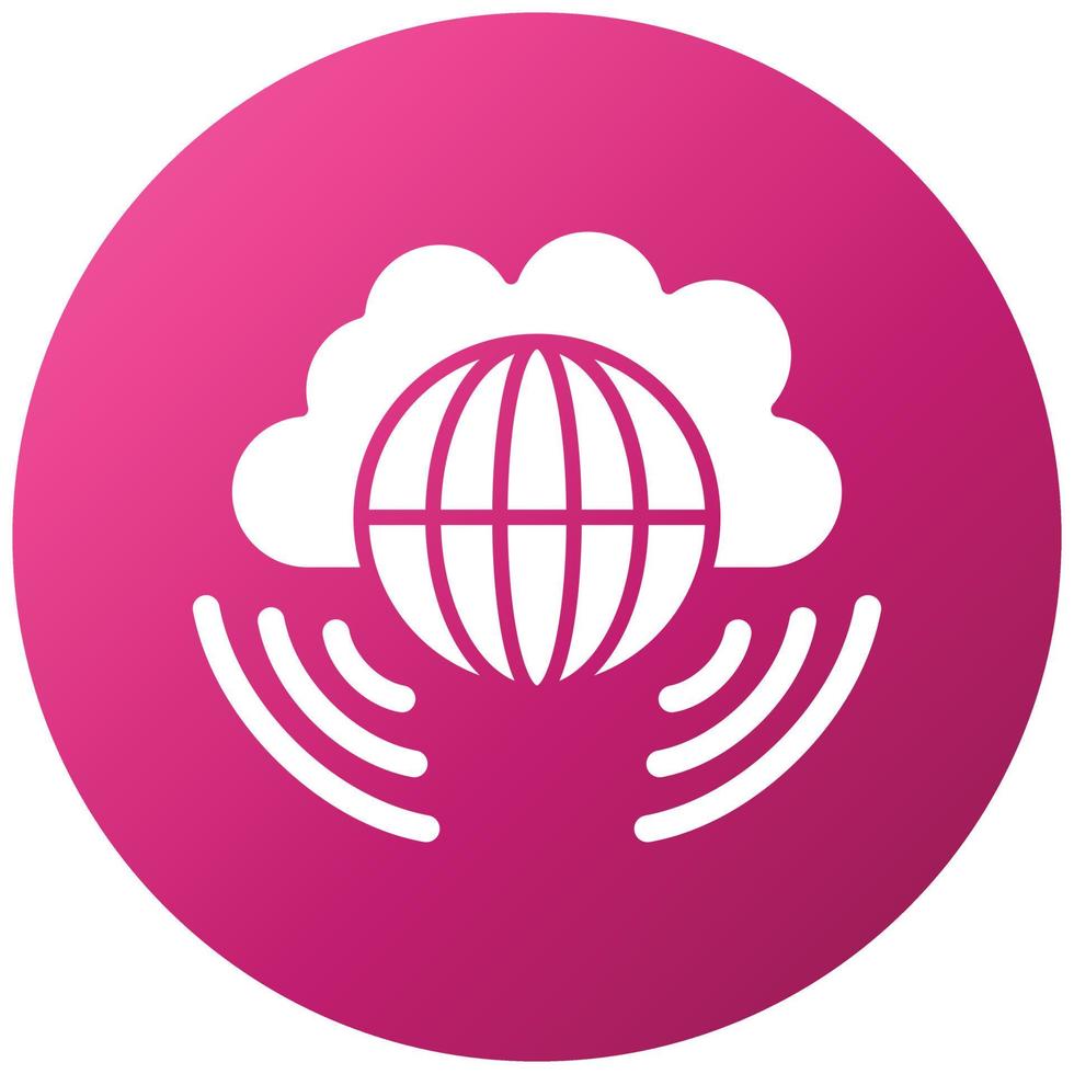 Cloud Computing Icon Style vector