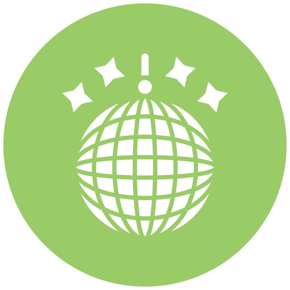 Disco Ball Icon Style vector